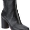 Maison Martin Margiela Leather Ankle Boots in Black - Lyst