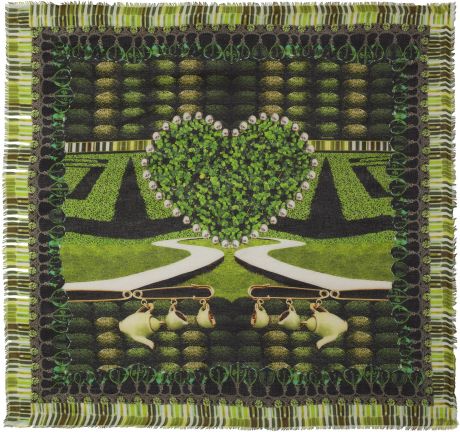 Mary Katrantzou Cartel Printed Modal and Cashmereblend Scarf in Green (multicolored) - Lyst