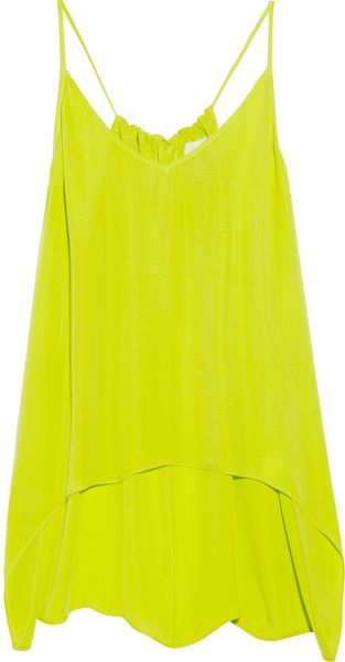 Mason by Michelle Mason Washedsilk Tank - Lyst
