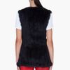 Matthew Williamson Black Rabbit Fur Gilet Vest in Black - Lyst