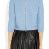Miu Miu Jewel Collared Chunky Knit Wool Sweater in Blue (sky) - Lyst