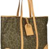 Mulberry Scotch Grain Leopard Print Leather Tote in Animal (black) - Lyst