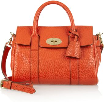Mulberry Small Bayswater Textured Leather Bag - Lyst