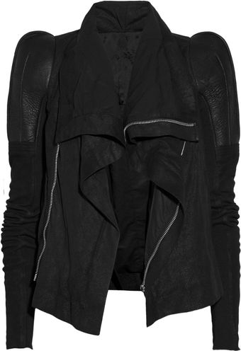 Rick Owens Robot Texturedleather Jacket - Lyst