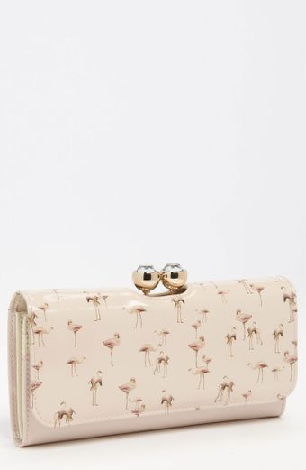 Ted Baker Flamingo Print Matinee Wallet - Lyst