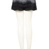 Topshop Coord Ombre Fringe Shorts in Black - Lyst