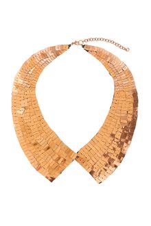 Topshop Sequin Peter Pan Necklace - Lyst