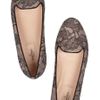 Valentino Embellished Lace and Leather Loafers in Black - Lyst