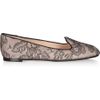 Valentino Embellished Lace and Leather Loafers in Black - Lyst