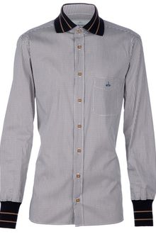 Vivienne Westwood Jersey Detail Shirt - Lyst