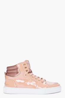 Yves Saint Laurent Nude Patent Malibu Sneakers - Lyst