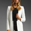 Bcbgmaxazria Blazer in White (off white) - Lyst