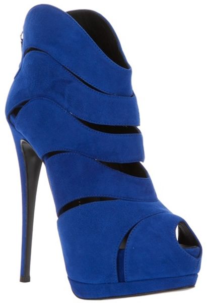 Giuseppe Zanotti Shoe Boot in Blue - Lyst
