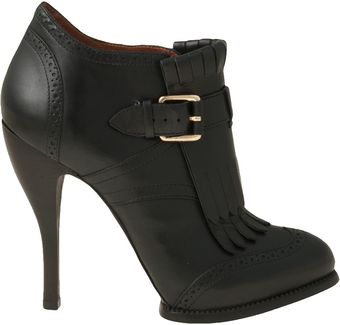McQ by Alexander McQueen Brogued Bootie - Lyst