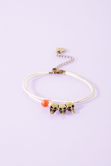 Nasty Gal Skull Bracelet - Lyst