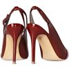 Reiss Patent Toe Cap Slingbacks in Red (russet) - Lyst