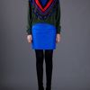 Stella Mccartney Aline Skirt in Blue - Lyst