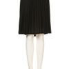 Topshop Black High Waist Pleat Skirt in Black - Lyst