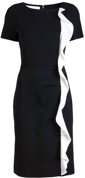 Valentino Compact Dress in Black - Lyst