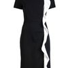 Valentino Compact Dress in Black - Lyst