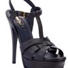Yves Saint Laurent Tribute Sandal in Blue - Lyst