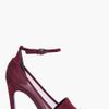 Alexander Wang Metallic Mesh Sabine Heels in Purple (burgundy) - Lyst