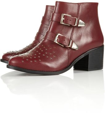 Alvin Alvin Studded Buckle Boots - Lyst