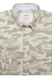 Brooks Brothers Camo Print Sport Shirt - Lyst