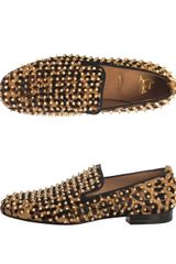 Christian Louboutin Rollerboy Leopard Pony Hair Loafers