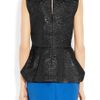 Elizabeth And James Yumi Metallic Brocade Top in Black - Lyst