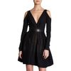 J. Mendel Cut Out Dress in Black (ivory) - Lyst