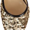 Jimmy Choo Tessa Sequined Leather Pumps in Gold - Lyst