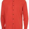Long  Woven Stripe Smart Shirt in Red for Men - Lyst