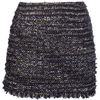 Msgm Fitted Skirt in Gray (black) - Lyst