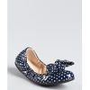 Prada Prada Sport Royal Blue Patent Leather Polka Dot Bow Detail Ballet Flats in Blue - Lyst