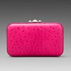 Rebecca Minkoff Minaudier Clutch in Pink (hot pink ostrich) - Lyst