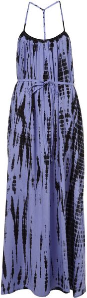 Topshop Lilac Tie Dye Maxi Cover Up - Lyst