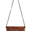 Topshop Zip and Stud Clutch Bag in Brown (tan) - Lyst