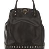 Valentino Studded Tote in Black - Lyst