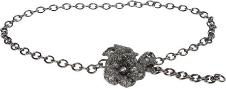 Valentino Belt in Silver - Lyst