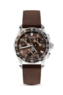 Victorinox Brown Swiss Army Chrono Classic Watch 41mm - Lyst