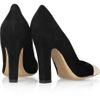 Yves Saint Laurent Mae Suede Pumps in Gold (black) - Lyst