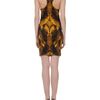 Alexander Mcqueen Short Dress in Brown (yellow) - Lyst