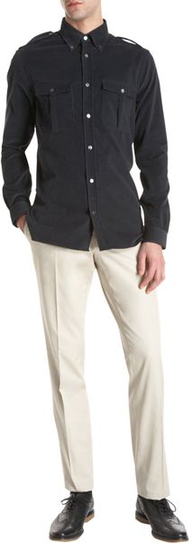 Burberry Allington Shirt in Blue for Men (navy) - Lyst
