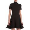 Givenchy Slim Punto Milano Flare Dress in Black - Lyst