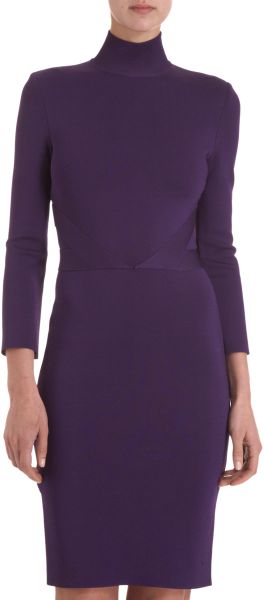 Givenchy Knit Sheath Dress in Purple (violet) - Lyst