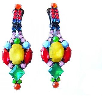 Jolita Jewellery El Carmen Statement Clipon Earrings - Lyst