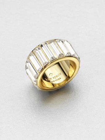 Kate Spade Stone Encrusted Ring - Lyst