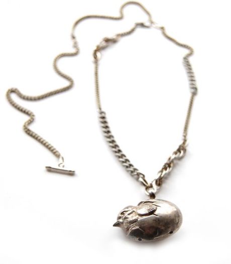 Maria Zureta Flying High Necklace in Silver - Lyst