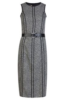 Michael Kors Sheath Tweed Dress - Lyst